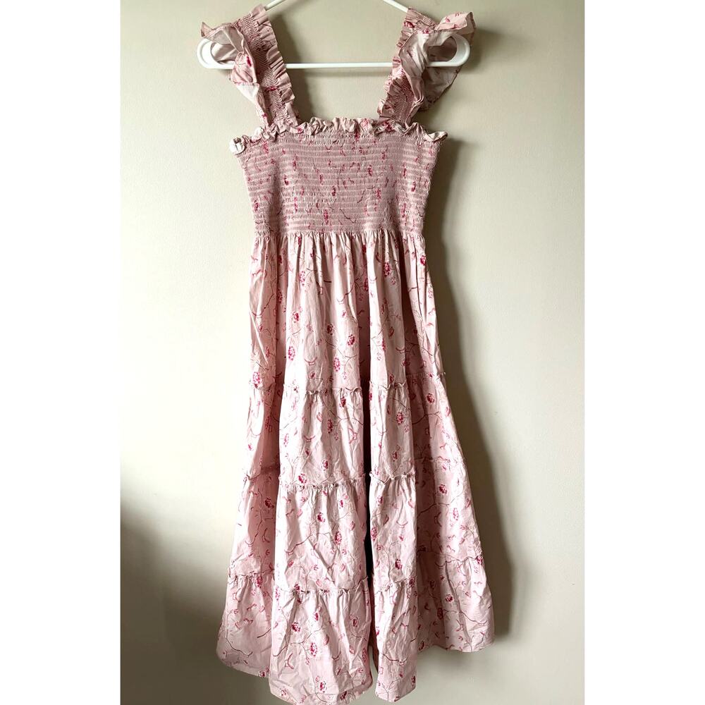 HILL HOUSE HOME Ellie Nap Dress Phenomenal Bridgerton Pink Floral S - Picture 5 of 11